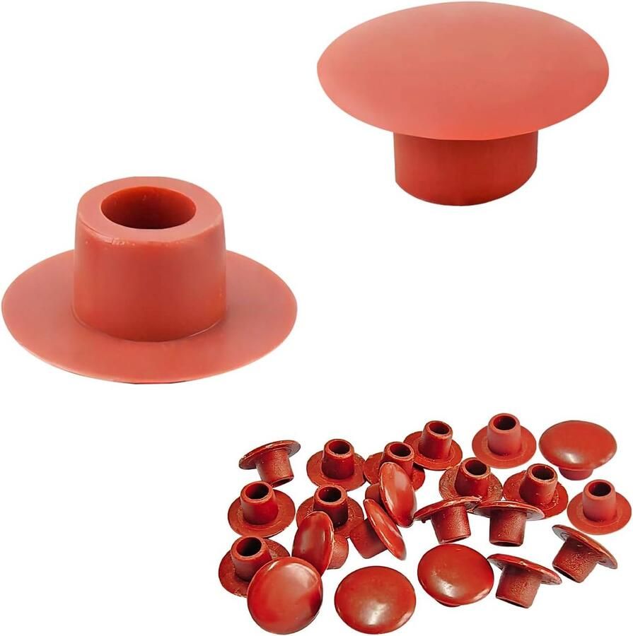 Geperforeerde Stop Bruin Kunststof 25 Stuks