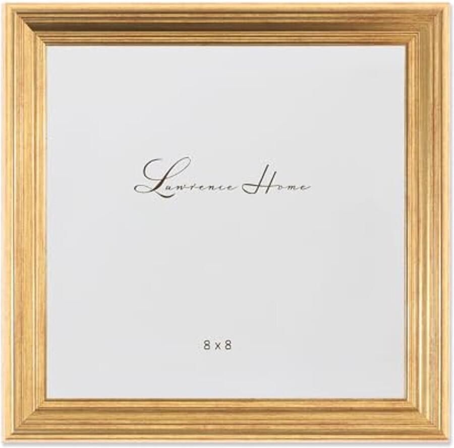 Gepolijste Gouden Fotolijst 20x20 cm voor Tafel en Wand