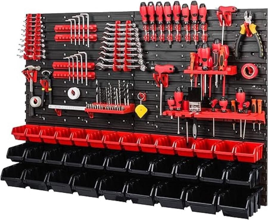 Gereedschapswand werkplaatsrek gereedschapsdrager 1152 x 780 mm