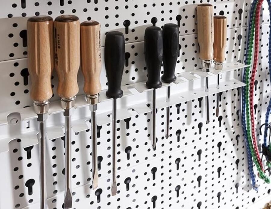 Gereedschapswand werkplaatsrek gereedschapsdrager 19-piece