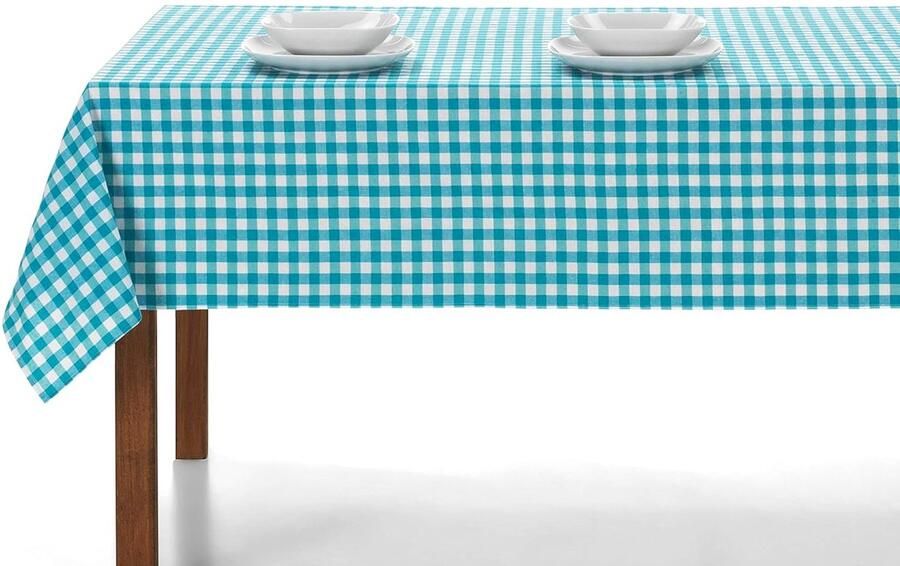 Geruit Tafelkleed Tijdloze Elegantie 1 stuk Hoogwaardige Stof