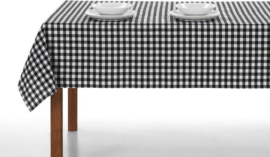 Geruit Tafelkleed Tijdloze Elegantie 1 stuk Hoogwaardige Stof