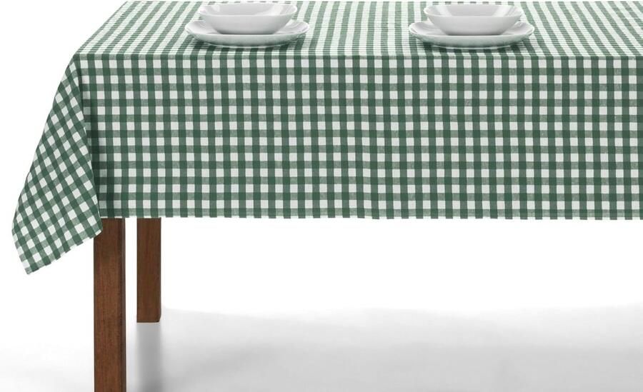 Geruit tafelkleed veelzijdig en duurzaam 5 maten 8 kleuren