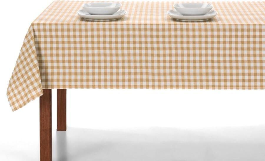 Geruit tafelkleed veelzijdig en duurzaam 5 maten 8 kleuren