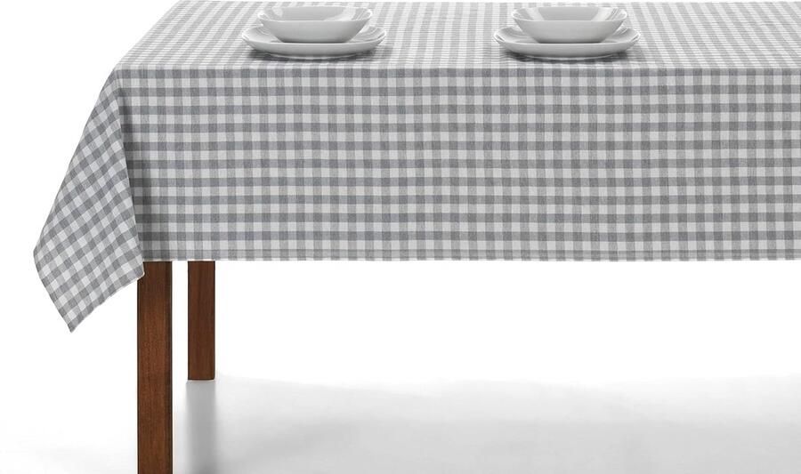 Geruite Tafelkleed Tijdloze Elegantie 1 stuk Hoogwaardige Stof