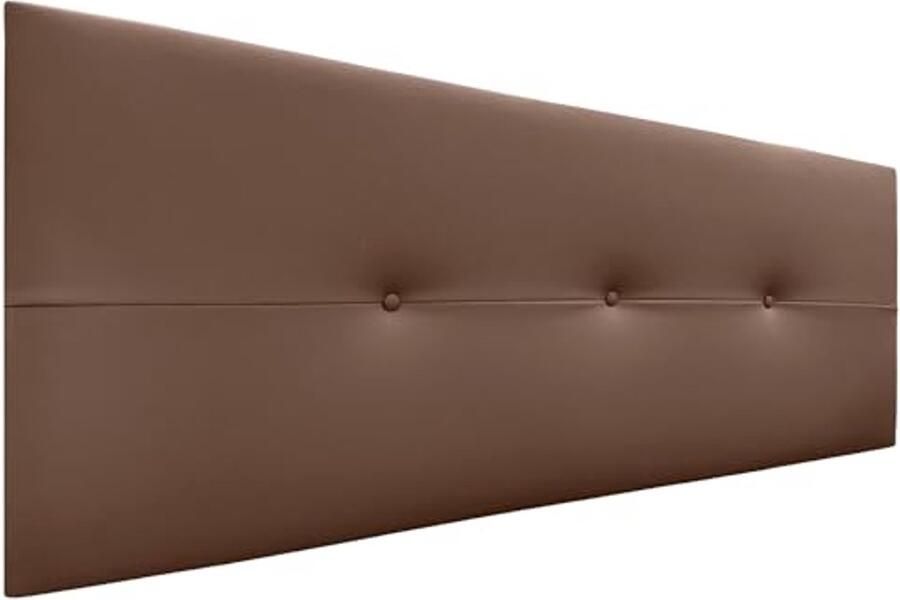 Gestoffeerd Hoofdbord van Kunstleer voor Slaapkamer Luxe Hoofdeinde 160 x 50 cm