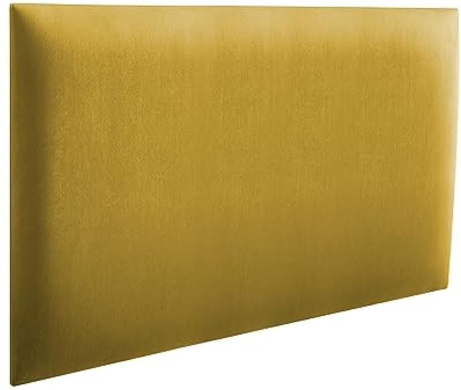 Gestoffeerde Wandpanelen 3D Soft Foam Wandkussens als Hoofdbord en Wanddecoratie voor Slaapkamer Kinderkamer Kantoor en Hal Goudkleurige 60x40 cm