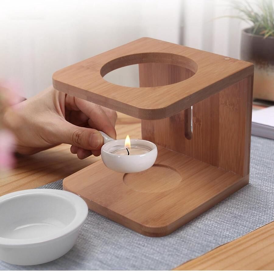 Geurlamp Olie Keramische Olie Kaarsen Houder Creatieve Huishoudelijke Kaarsen Lampen Houder Aromatherapie Thuis Decoratie Sfeerlicht en Geurverspreider