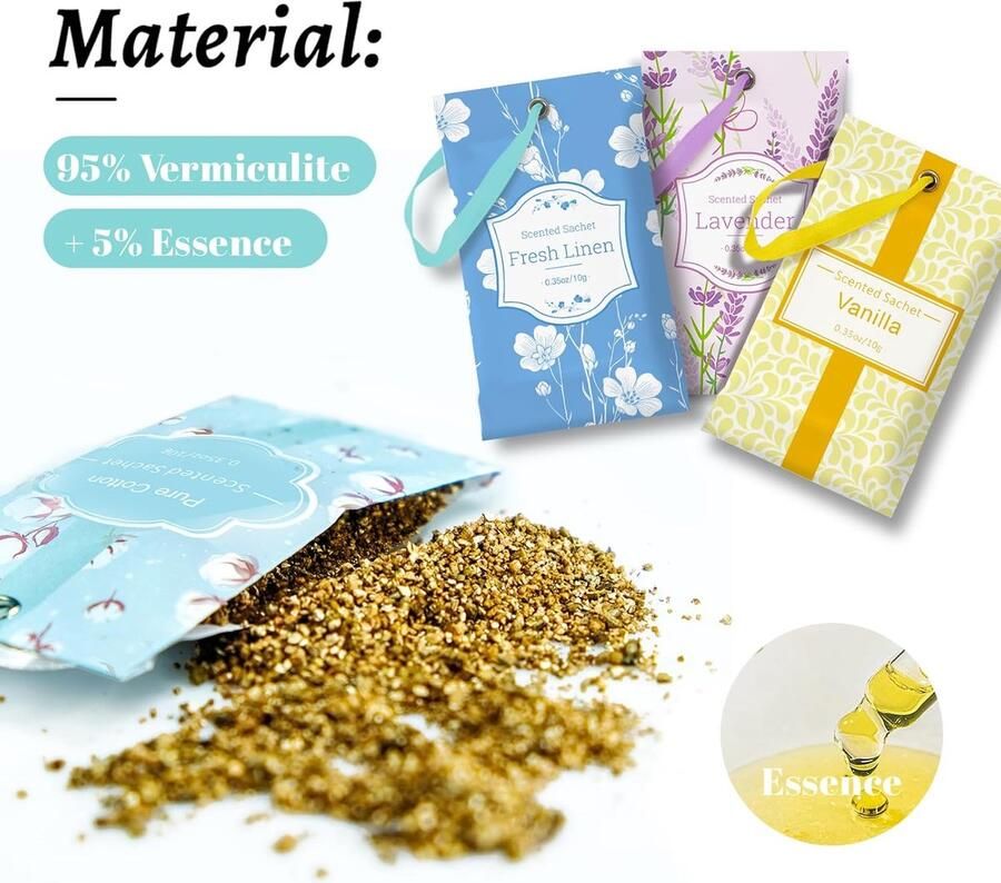 Geurzakjes voor kledingkast Lavendel geurzakjes kledingkast geurzakjes Geurzakje Biologische Lavendel Geurzakjes Zakjes lavendel Kledingkast Geurzakjes geurbuiltjes geurzakjes lavendel 16 stuks