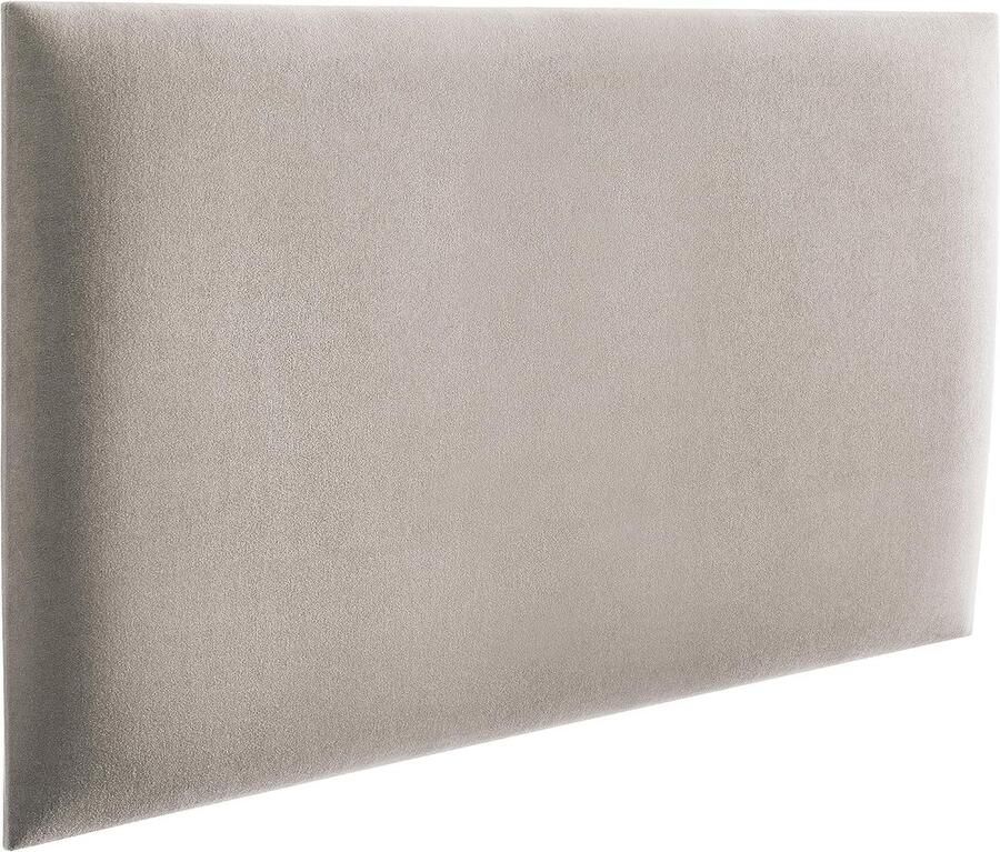 Gevoerde Wandpanelen voor Muurdecoratie 3D Schuimpanelen als Hoofdbord of Wandkussens Beige 60 x 30 cm