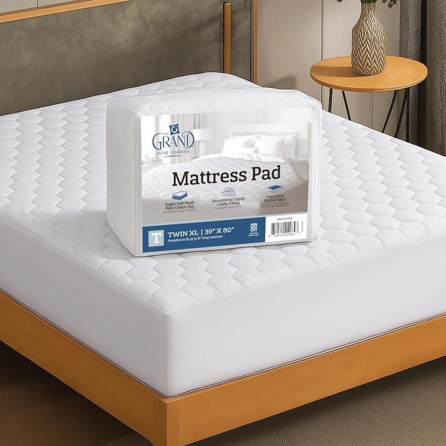Gewatteerde Matras Pad Cover Hypoallergeen en Comfortabel