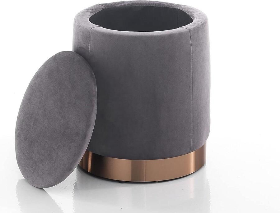 Gewatteerde zitzak OHIO grijs comfortabel en stijlvol