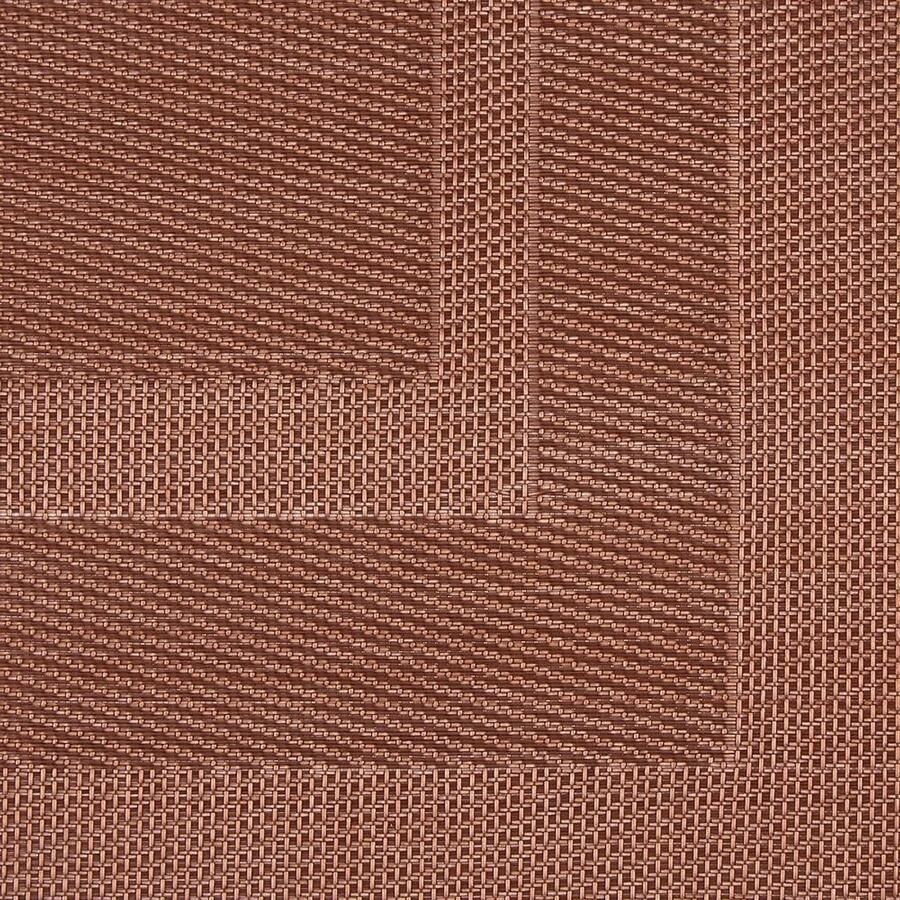 Geweven placemat-set bruin set van 6 PVC 33 x 43 cm