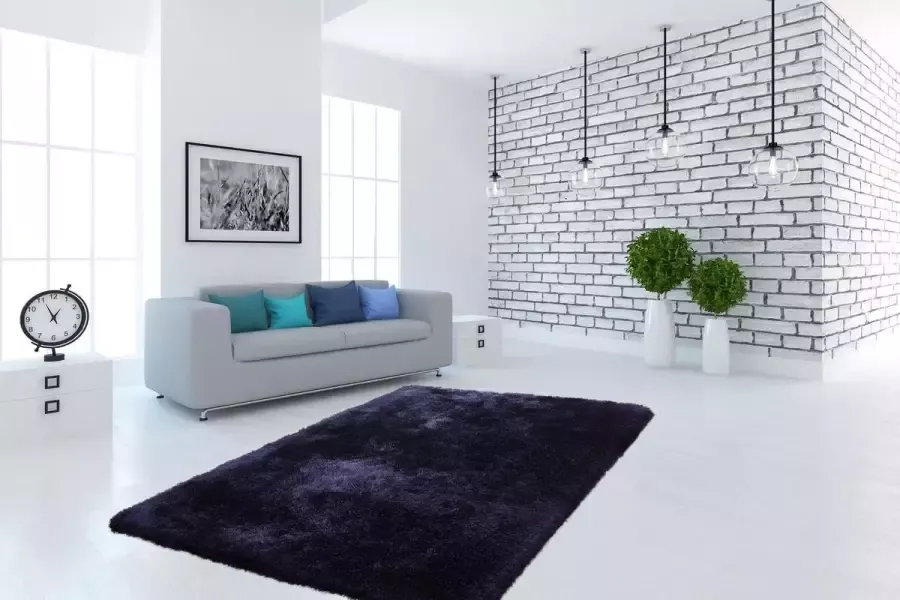 Gezellig Vloerkleed Blauw 80cm x 150cm