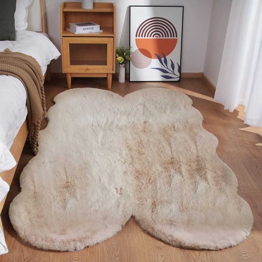 Ghouse tapijten voor woonkamer slaapkamer keuken kinderkamer modern kortpolig hal tapijt beige 120x180 cm wasbaar antislip tapijt
