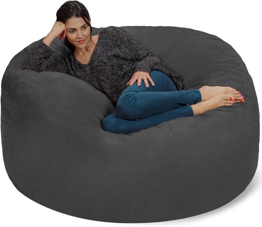 Giant Bean Bag Stoel Zachte Memory Foam Meubel voor Kinderen en Volwassenen Grote Waterdichte Luier Perfect voor Woonkamer en Slaapkamer