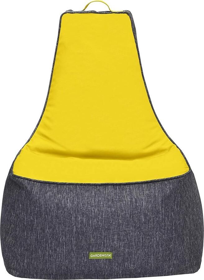 Giant Hoge Rug Bean Bag Stoel voor volwassenen Water- en weerbestendig comfortabel en licht van gewicht Gevuld en klaar voor gaming loungen en outdoor fun in uw tuin (Goud)