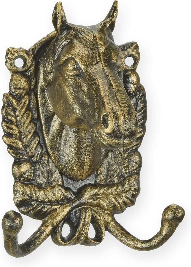 Wexdeco Gietijzeren Kapstok Paarden Hoofd