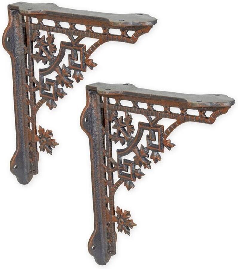 Gietijzeren Wandbeugels – Robuuste Wandsteunen voor Planken Planten en Decoratie Geschikt voor Binnen en Buiten Duurzaam en Stijlvol