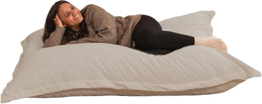 Gigantische Zitzak XXL voor Binnen 180 x 140 cm Comfortabel en Afneembaar Perfect voor Slaapkamer en Gamerhoek