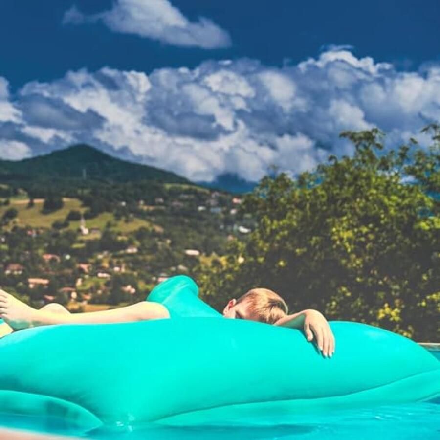 Gigantische Zitzak XXL voor Zwembad Afneembare Hoes en Drijvend