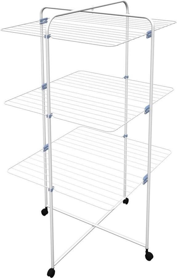 Gimi Linear 3 Droogrek met Uitschuifbare Armen Opvouwbare kledingrek