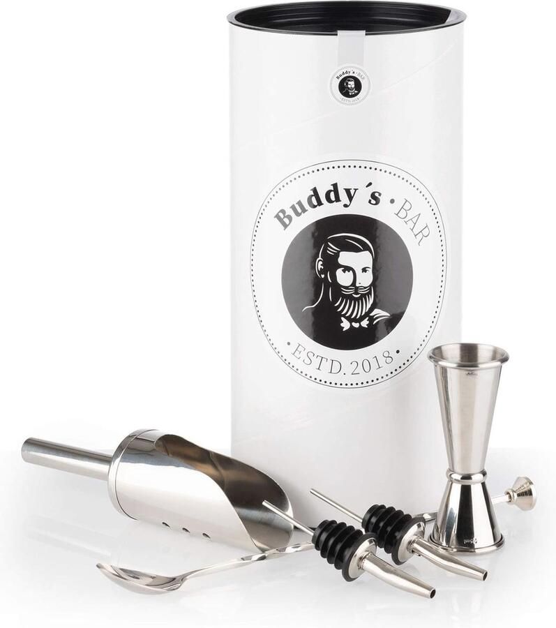 Gin Tonic Medium Set Bar Set voor Cocktails Vaatwasmachinebestendig Inclusief Geschenkdoos