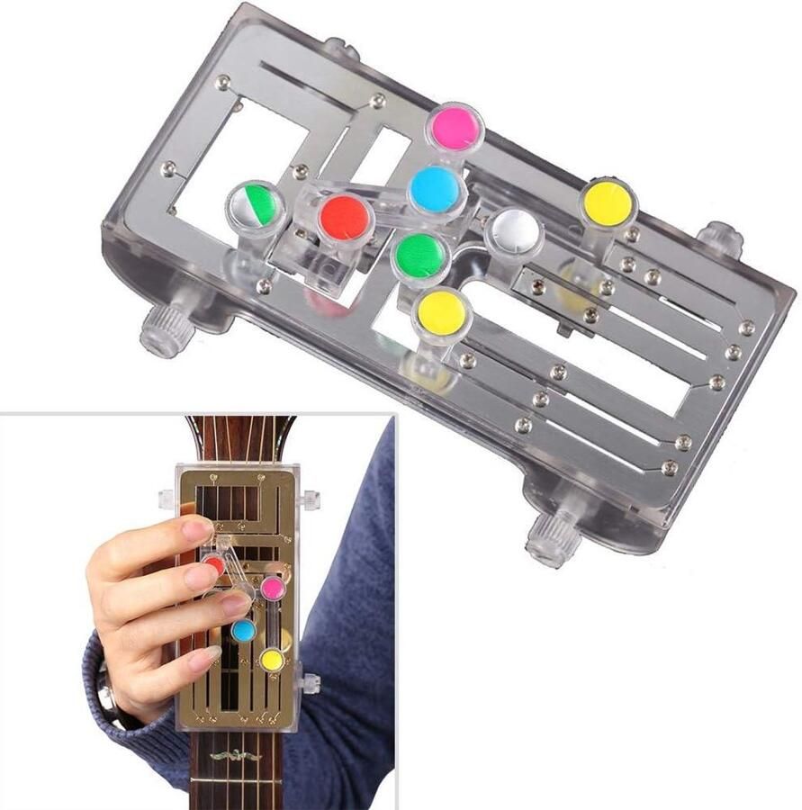 Gitaar Akkoord Praktijk Tool Gitaarlessysteem voor Beginners met 6 Universele Akkoorden