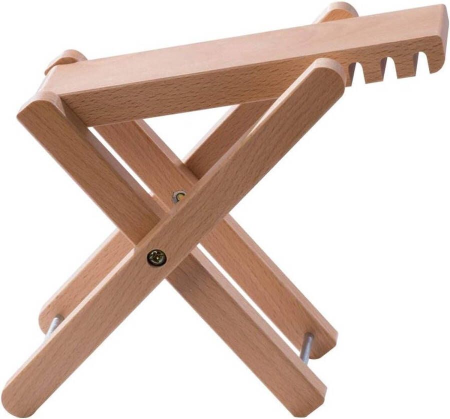 Gitaarvoetsteun met antislip rubberen achterkant opvouwbare metalen gitaarvoetenbank voor klassieke akoestische en elektrische gitaren in hoogte verstelbaar superstabiel en duurzaam - Foto 2