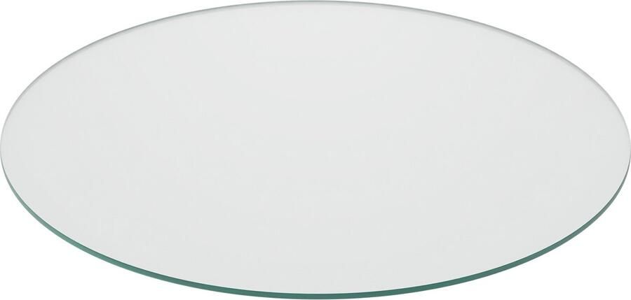 Glasplaat 8 mm gehard veiligheidsglas tafel kachel ronde glazen plaat Ø 70 cm transparant