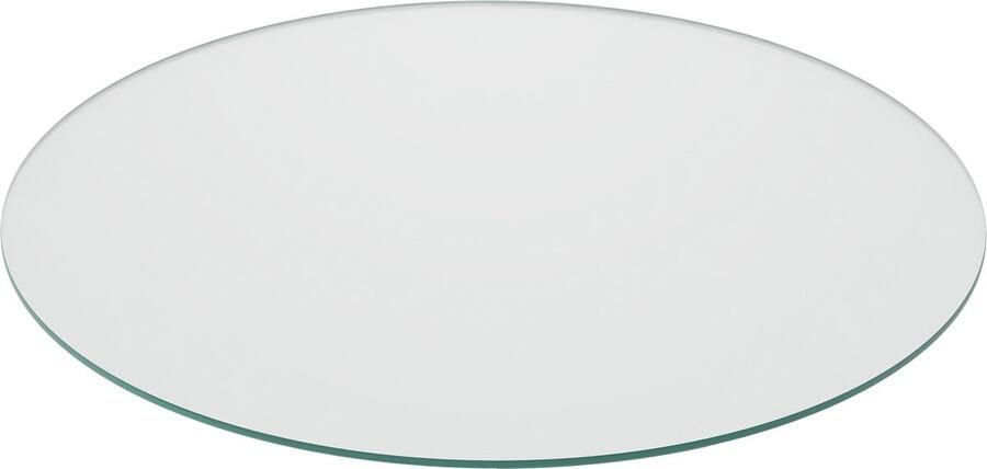 Glasplaat 8 mm gehard veiligheidsglas tafel kachel ronde glazen plaat Ø 80 cm transparant