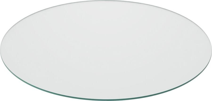 Glasplaat 8 mm gehard veiligheidsglas tafel kachel ronde glazen plaat Ø 90 cm transparant