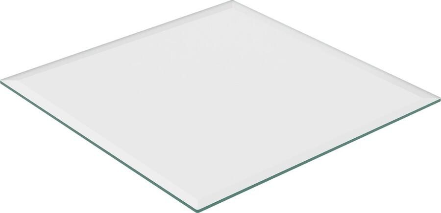 Relaxdays glasplaat 8 mm gehard veiligheidsglas tafel kachel vierkante glazen plaat 80 x 80 cm transparant 80 x 80 cm