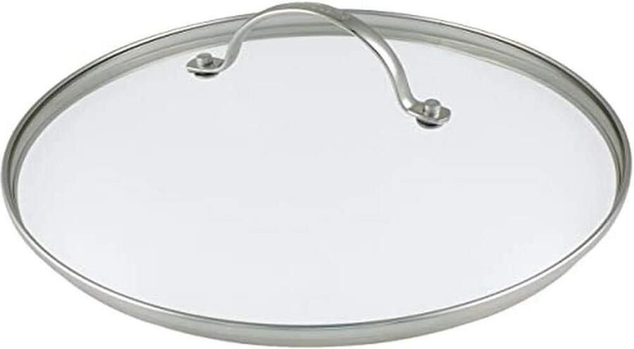 Glass Lid with Stainless Steel Handle 28 cm Diameter