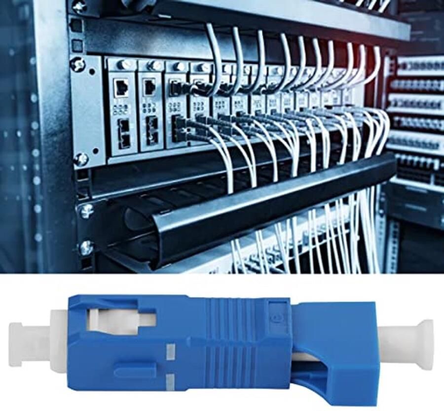 Glasvezelconverter SC Male naar LC Female Single Mode Glasvezeladapter Power Converter Hybride optische adapter voor apparatuur