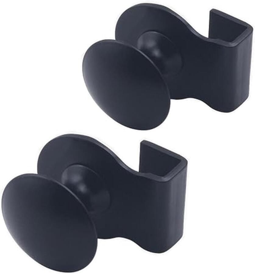 Glazen Deurgrepen Set van 2 Roestvrij Stalen Clipgreep Voor Glas Vitrines 5-8 mm Geen Boren Behoefte