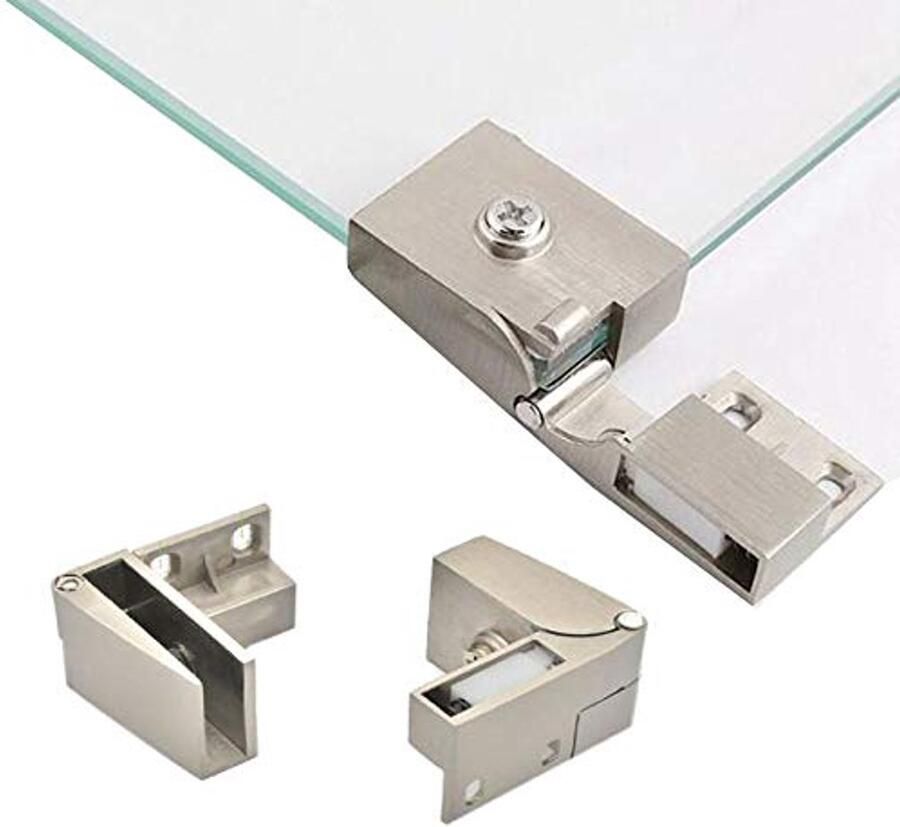 Glazen Deurscharnier voor Vitrinekast Vervangende Onderdelen voor 5-8 mm Dik Glas