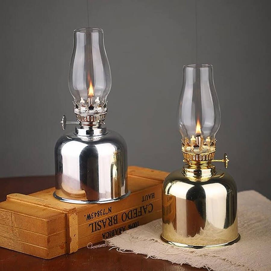 Glazen Kerosine Lamp Lantaarn Lamp Olielamp Huisverlichting Decoratie