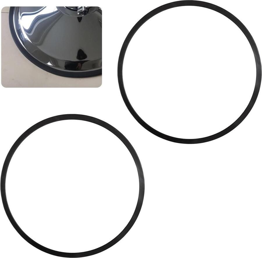 Glijders voor barkrukbeschermer 2 stuks 58 cm 22.83 inch antislip rubberen ringen vloerbeschermer voor barkrukken barstoelbasis pads voor ronde basis