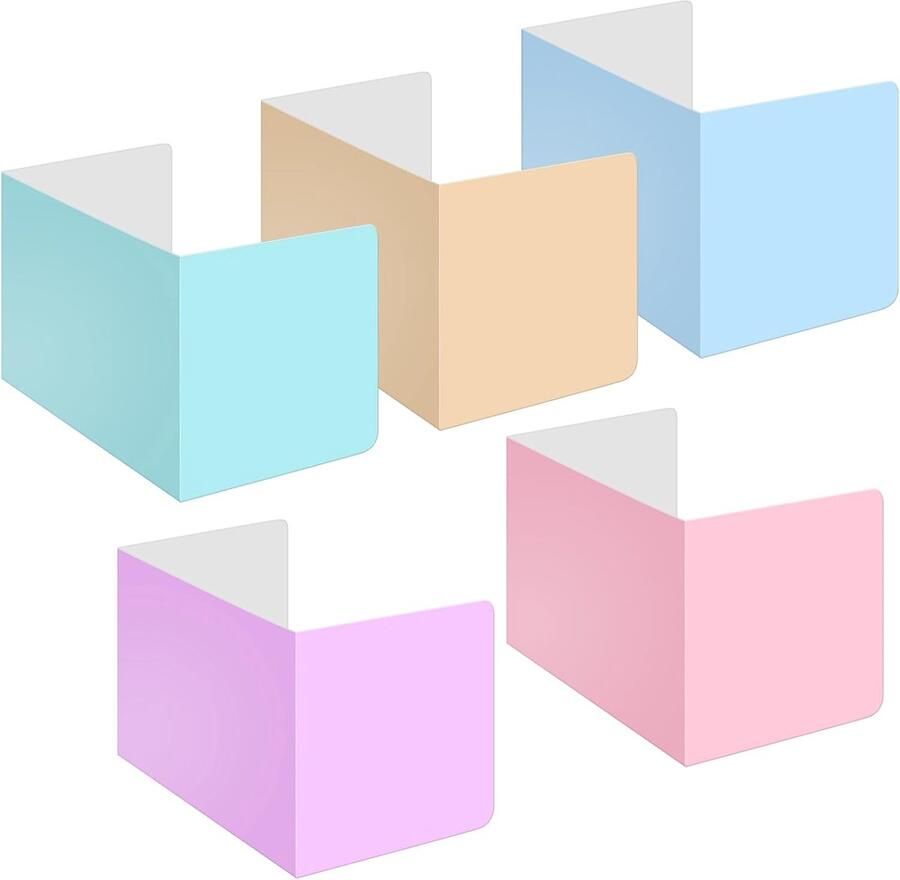 Gomety Bureau Dividers 5 Stuks 40x30x30cm Macaron Kleur