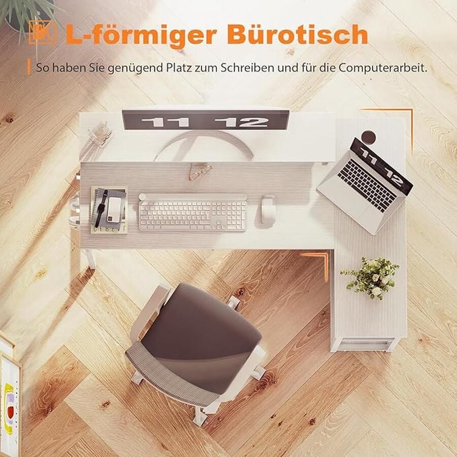 Computer bureau ruimtebesparend Eenvoudige montage Monitor Stand 120D x 80W x 88H centimetres