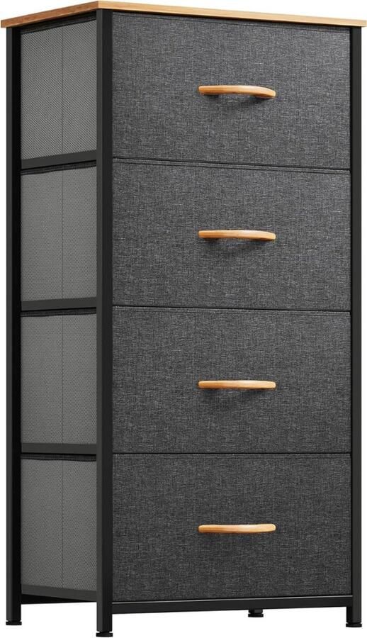 Goodivery Ladekast Opslagtoren Laden Organisator Zwart 45D x 30W x 94.5H