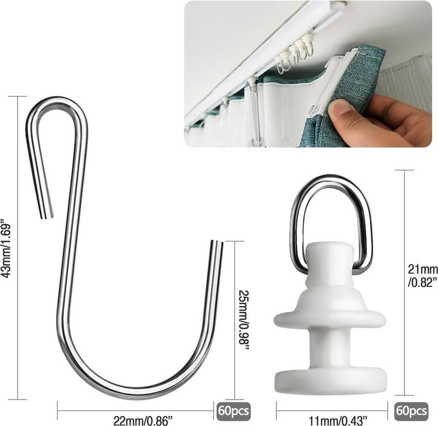Gordijnroede 2 stuks zonder boren douchestang uittrekbare kledingstang voor doe-het-zelfprojecten badkamer kledingkast 90-160 cm wit (diameter 25 mm)