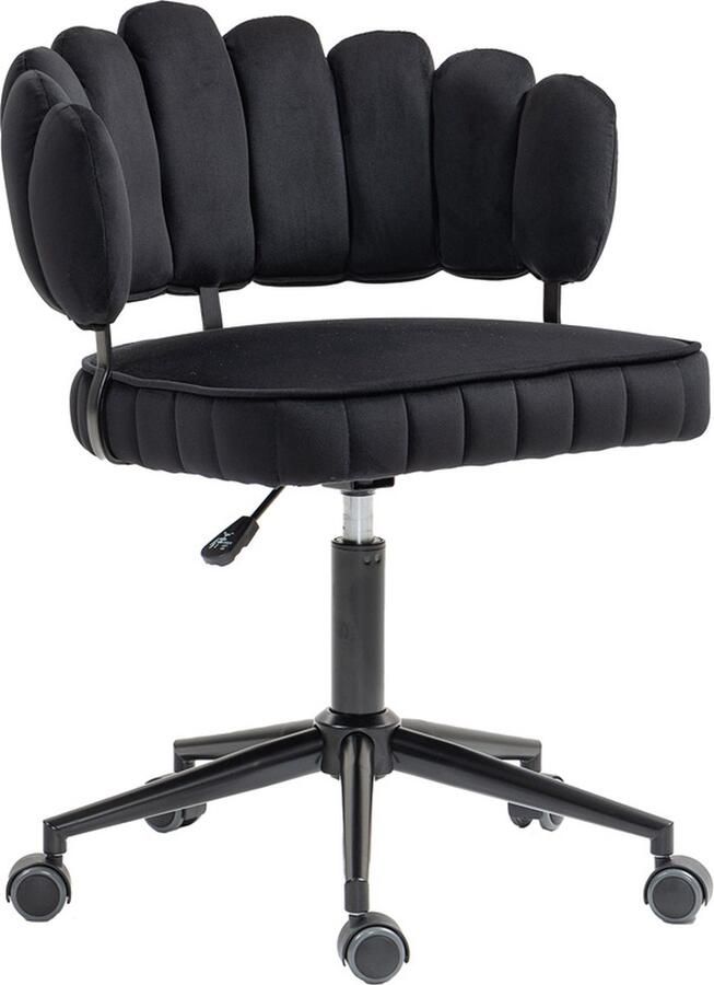 Gotagee Draaistoel 360 graden draaibaar vijf poten in hoogte verstelbare bureaustoel schoonheidstoel