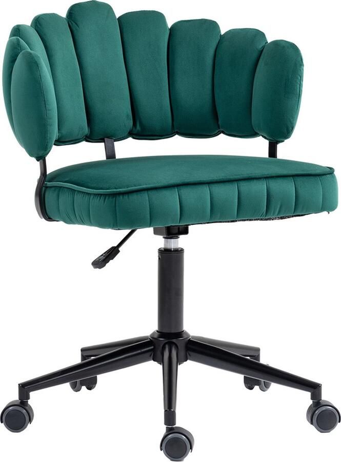 Gotagee Draaistoel 360 graden draaibaar vijf poten in hoogte verstelbare bureaustoel schoonheidstoel