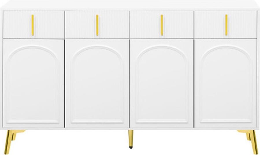 Gotagee Dressoir Lockers Woonkamer Restaurant Kast Ladekast Witte Opbergkast Zijkast