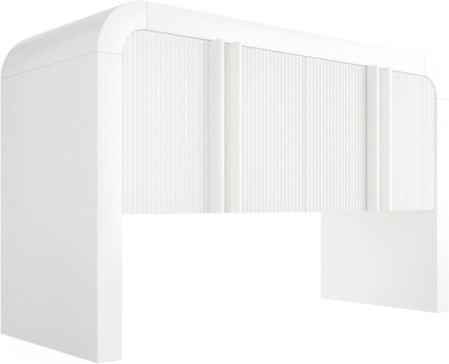 Gotagee Dressoir met afgeronde hoeken moderne elegantie met magnetische deuren met anti-kantelvoorziening voor keuken eetkamer woonkamer huis wit