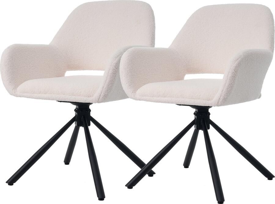 Gotagee Eetkamerstoel enkele stoel gepolsterde stoelset keukenstoel woonkamerstoelen 2-delige set