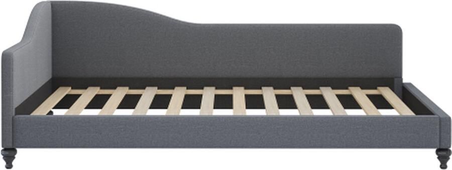 Gotagee Slaapbank 90x200cm Multifunctioneel Bed met Lattenbodem en Linnen Stof