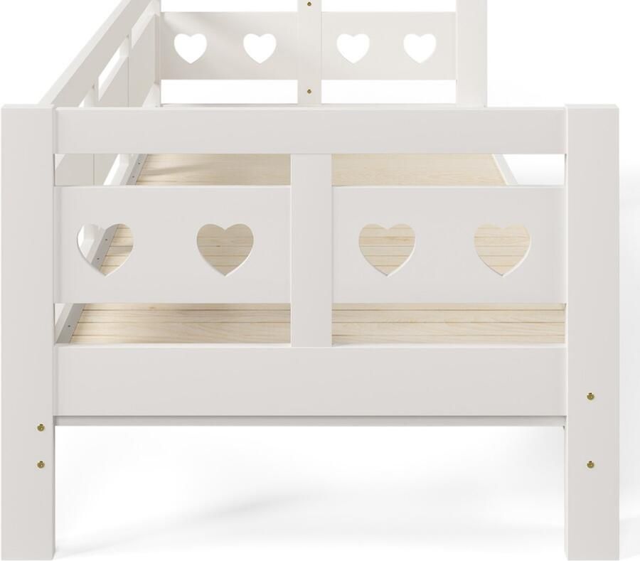 Gotagee Slaapbank jeugdbed volwassen bed eenpersoonsbed uitklapbaar naar een tweepersoonsbed woonkamerbed Eenvoudig bed voor de slaapkamer Bed zonder matras - Foto 2